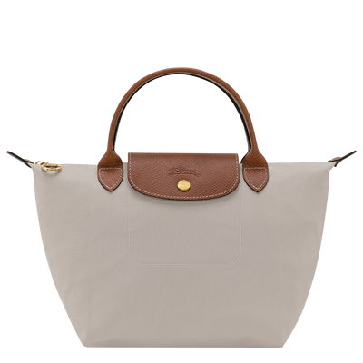Le Pliage Original S Handbag , Pebble - Recycled canvas