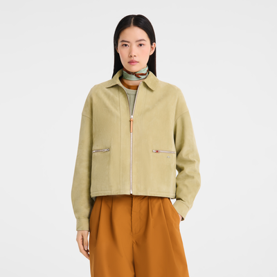 null Jacket, Almond Green