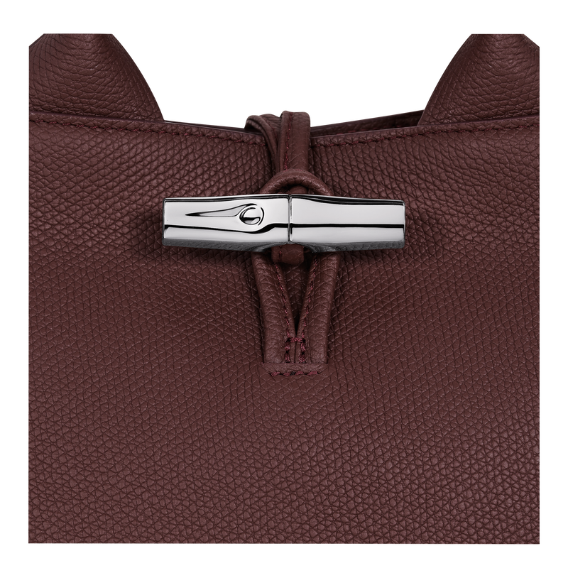 Le Roseau S Handbag , Burgundy - Leather  - View 5 of  5