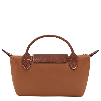 Le Pliage Original Pouch with handle, Cognac