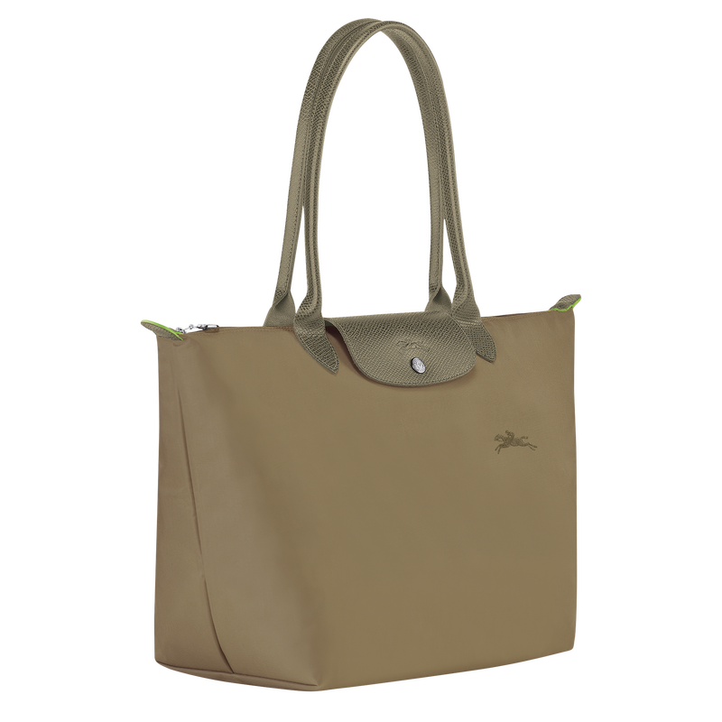 Le Pliage Green L Tote bag , Artichoke - Recycled canvas  - View 3 of  7