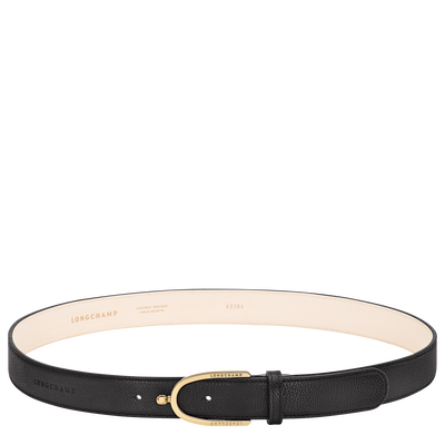 Le Foulonn&eacute; Ladies' belt , Black - Leather