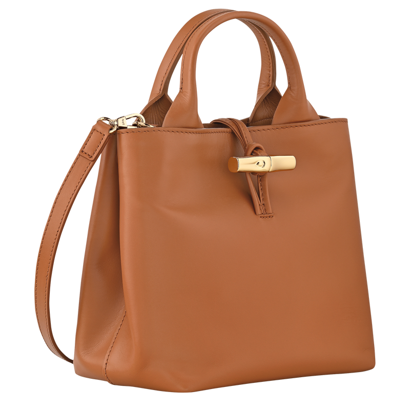 Le Roseau S Handbag , Cashew - Leather  - View 3 of  7
