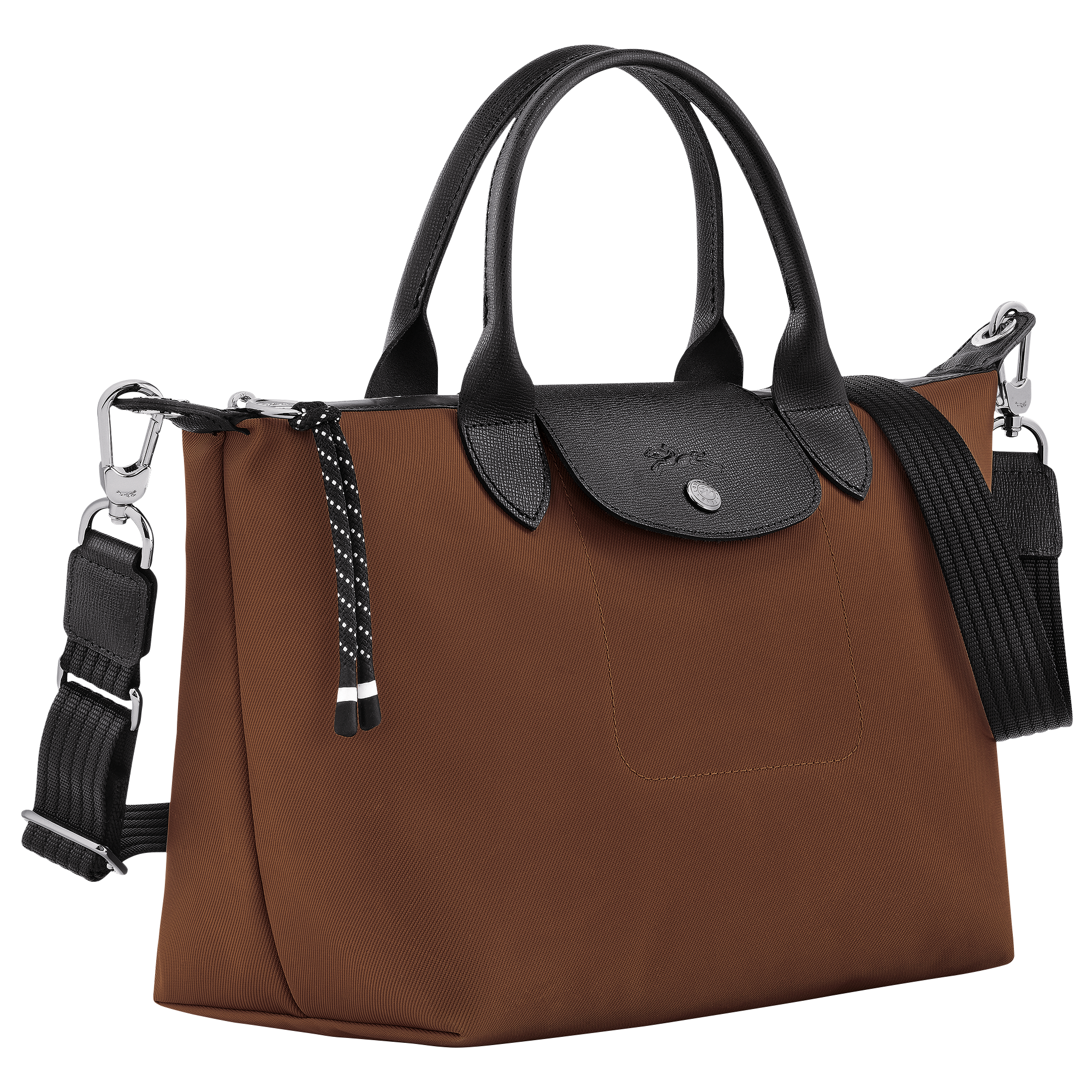 Handbag S, Chocolate - View 3 of
6 - zoom in Le Pliage Energy Handbag S, Chocolate