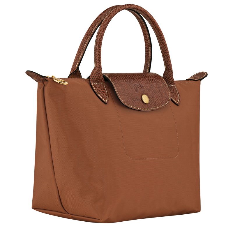 Le Pliage Original S Handbag , Cognac - Recycled canvas  - View 3 of  7