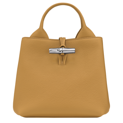 Le Roseau S Handbag , Nutmeg - Leather