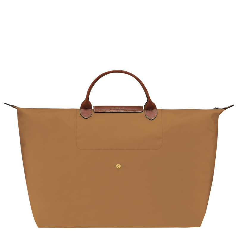 Le Pliage Original L Travel bag , Fawn - Recycled canvas  - View 4 of  7