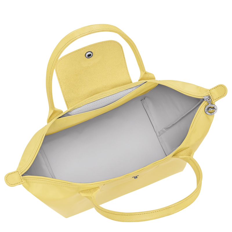 Le Pliage One M Tote bag , Lime - Recycled canvas  - View 5 of  8