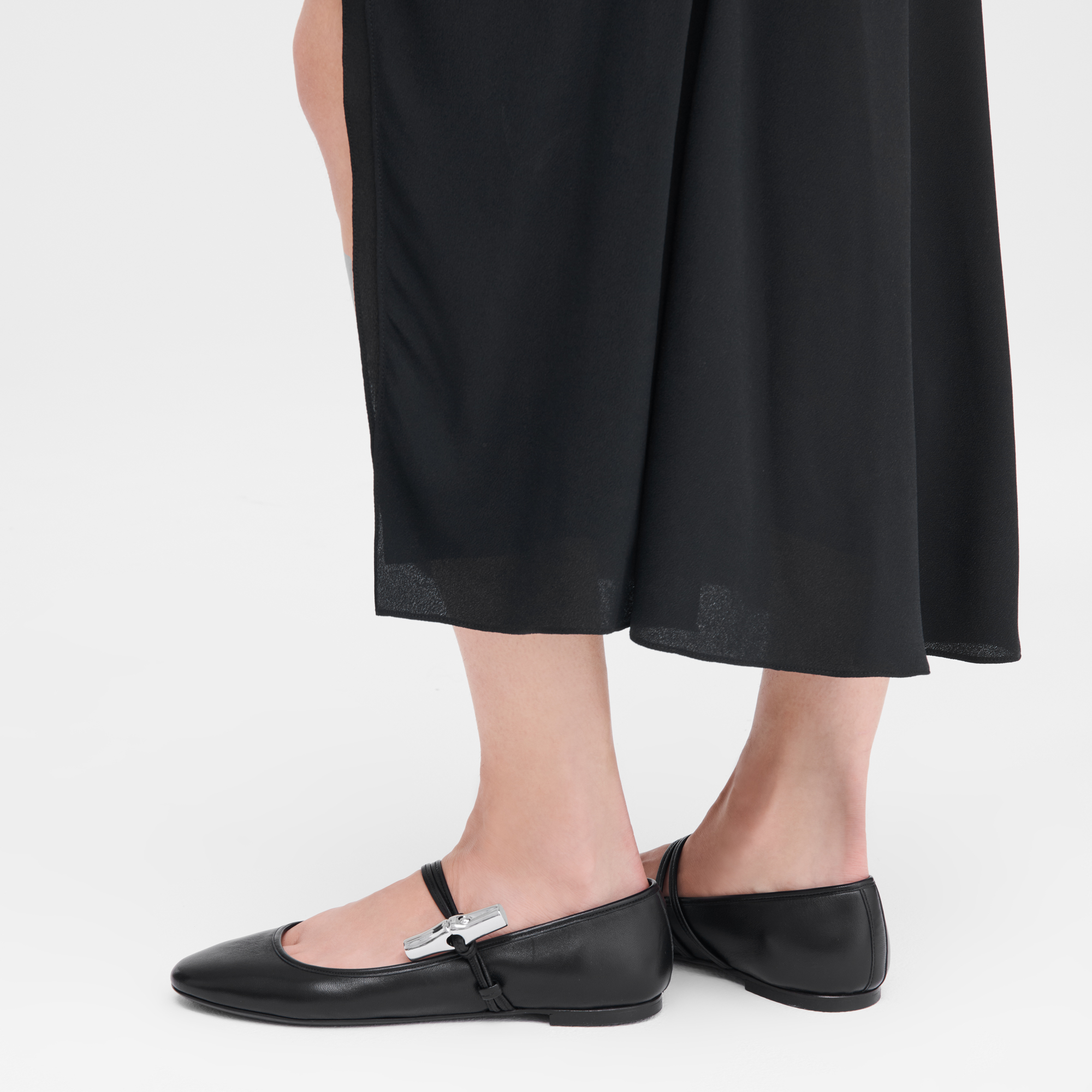 Ballerinas, Black - View 5 of 
        5 - zoom in Le Roseau Ballerinas, Black