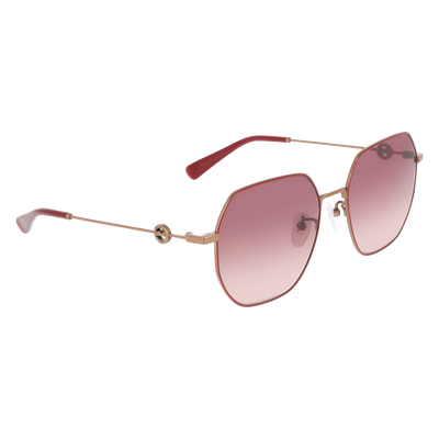 Sunglasses , Burgundy - Titane