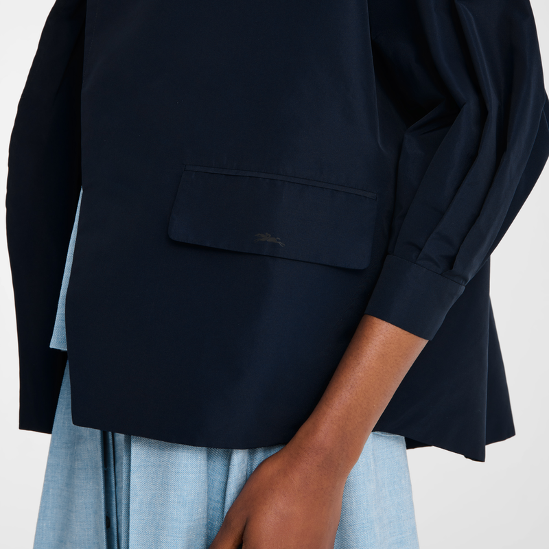 Kimono jacket , Navy - Technical taffeta  - View 5 of  5