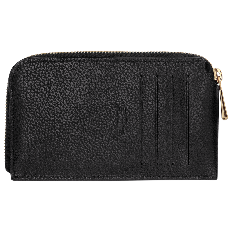 Le Foulonné Card holder , Black - Leather  - View 2 of  2