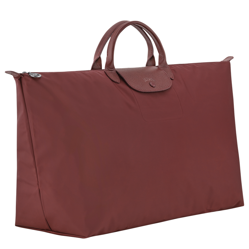 Le Pliage One M Travel bag , Burgundy - Canvas  - View 2 of  6