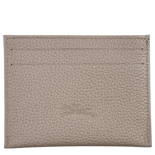 Le Foulonné Cardholder , Turtledove - Leather - View 2 of  3