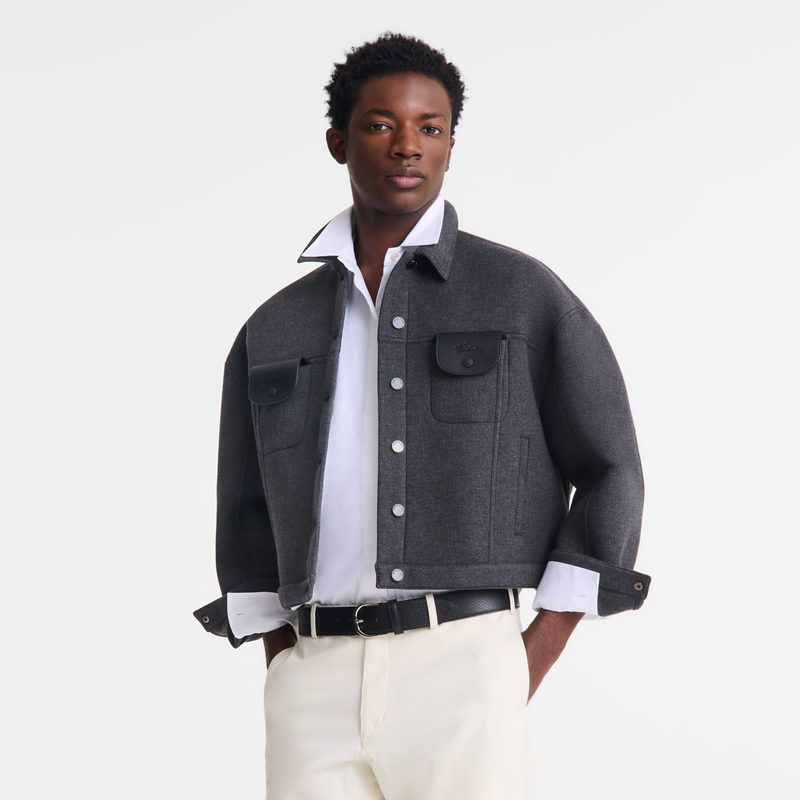 Le Pliage Original Men's belt , Black - Leather  - View 2 of  2 Le Pliage Original Men's belt , Black - Leather  - View 2 of  2