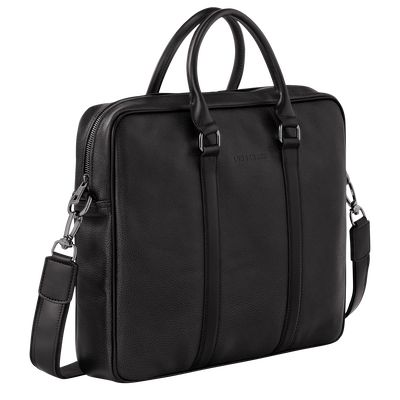 Le Foulonn&eacute; Briefcase S, Black
