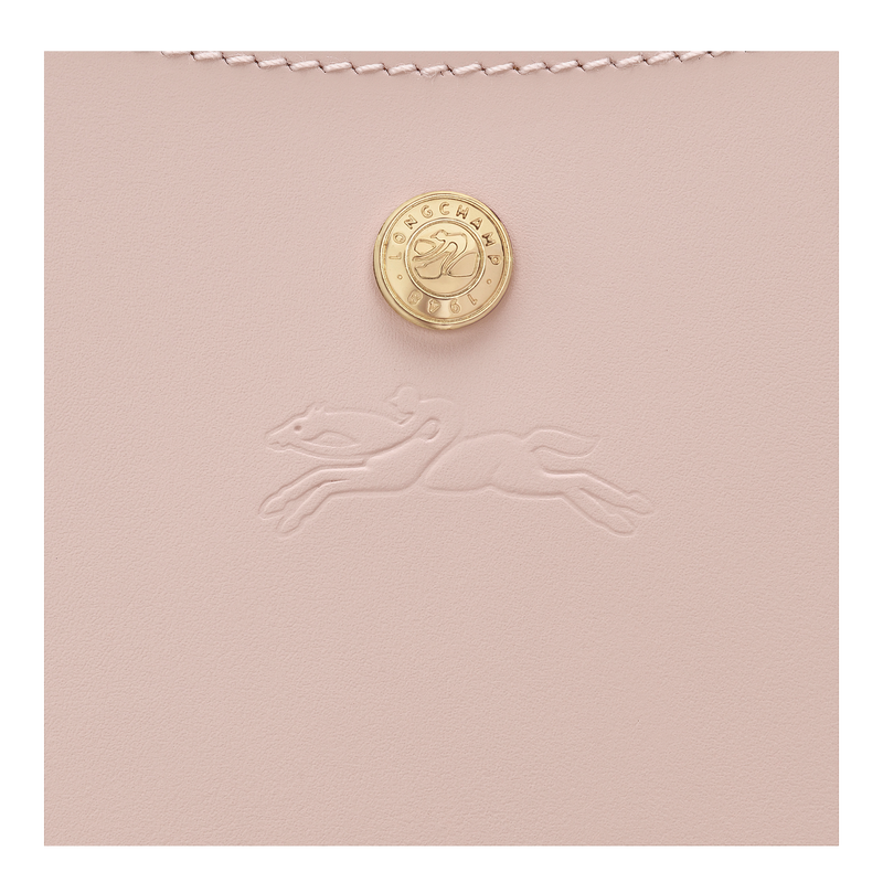 Épure Crossbody bag , Petal Pink - Leather  - View 5 of  5