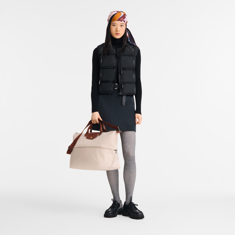 Le Pliage Original Travel bag expandable , Paper - Recycled canvas  - View 8 of  8