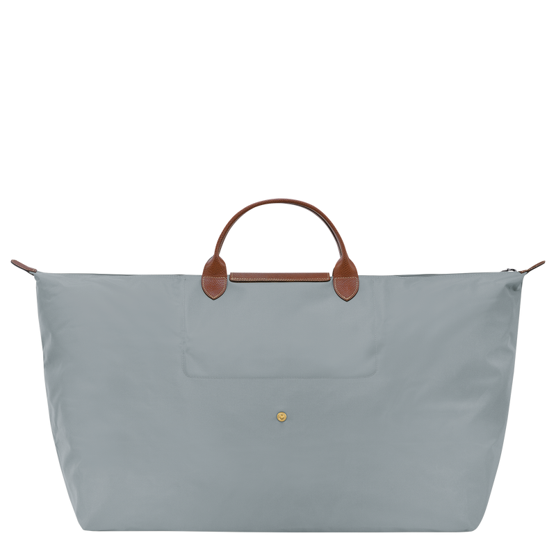 Le Pliage Original M Travel bag , Steel - Recycled canvas  - View 4 of  5