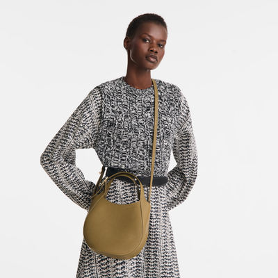 Le Foulonné S Handbag , Caper - Leather