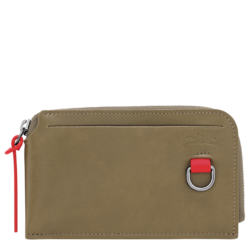 Longchamp Pocket Card holder , Olive - Leather  - View 1 of  2
