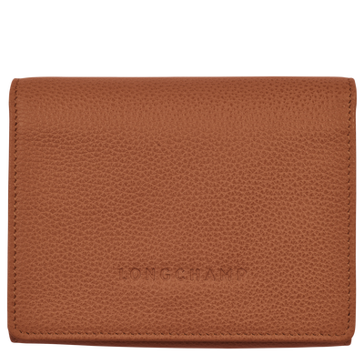 Le Foulonné Wallet , Caramel - Leather