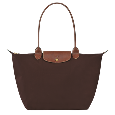 Le Pliage Original L Tote bag , Ebony - Recycled canvas