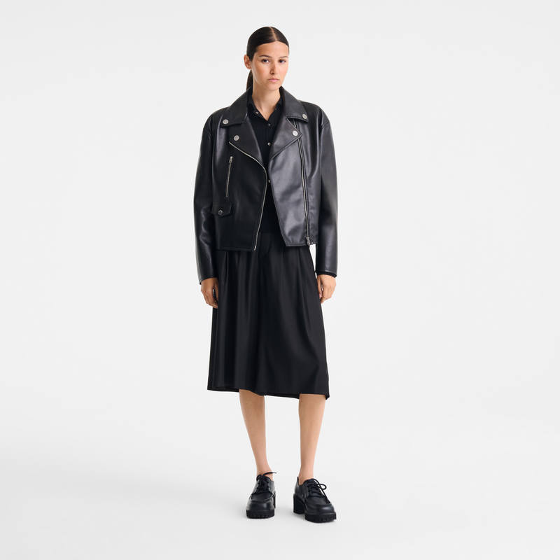 Jacket , Black - Leather  - View 2 of  3