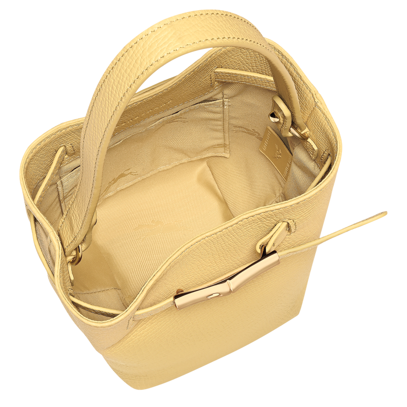Le Smart XS Bucket bag , Hay - Leather  - View 4 of  5