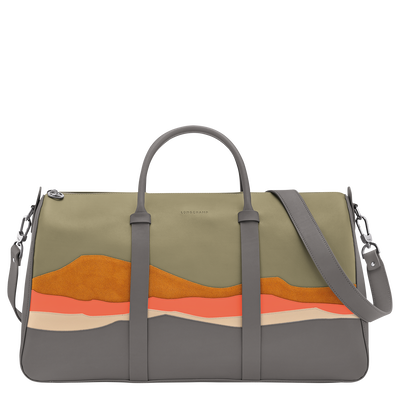 Caroline H&eacute;lain x Longchamp XL Travel bag , Mineral - Leather