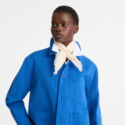 L'Hiver en Douceur Stole , Ecru - Cashmere