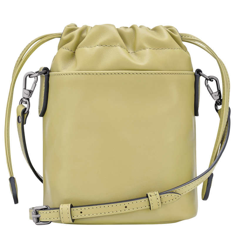 Le Pliage Xtra XS Bucket bag , Pistachio - Leather  - View 4 of  6