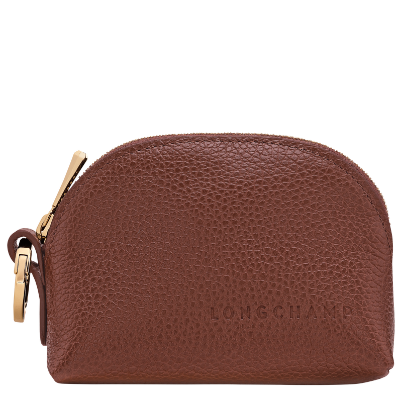 Le Foulonné Coin purse , Coffee - Leather  - View 1 of  2