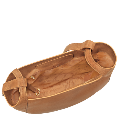 Le Foulonn&eacute; Hobo bag L, Pecan