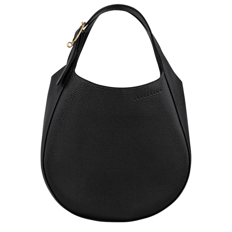 Le Foulonné S Handbag , Black - Leather  - View 1 of  5