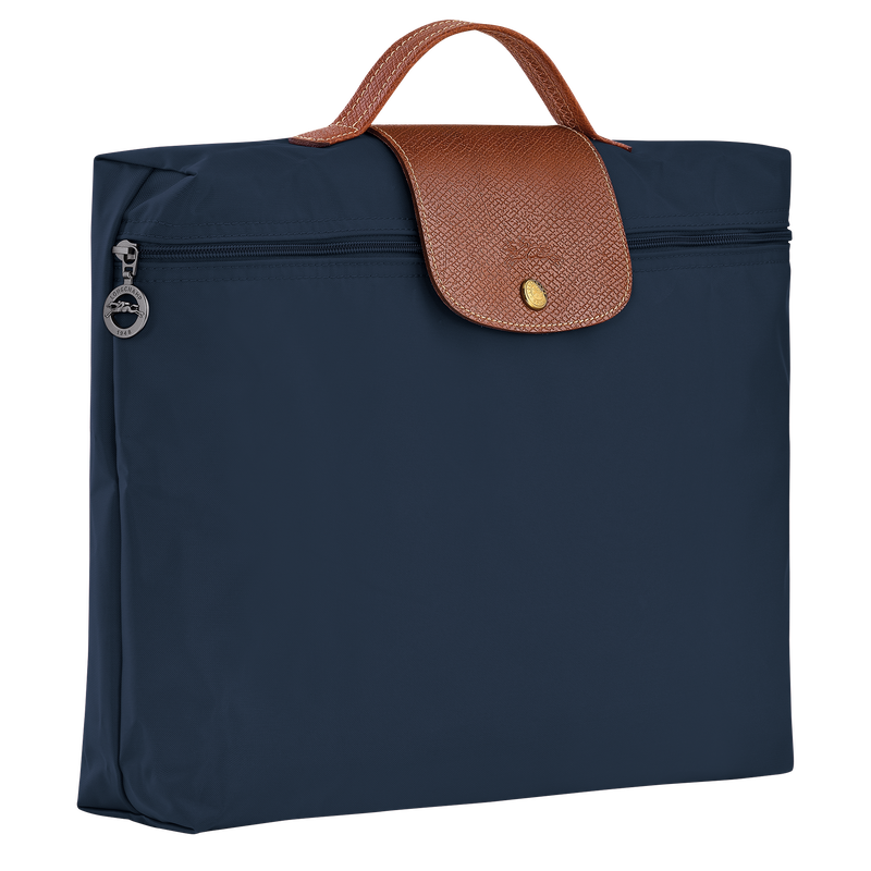 Le Pliage Original S Briefcase , Navy - Recycled canvas  - View 3 of  6