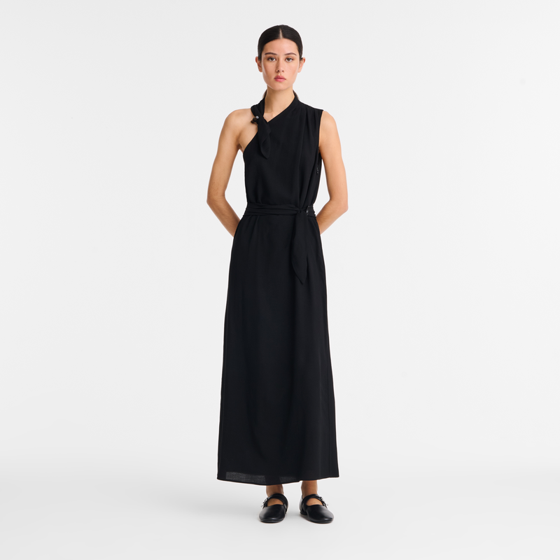 Dress , Black - Gabardine  - View 1 of  4