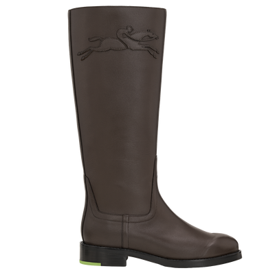 Candice Flat boots , Mocha - Leather