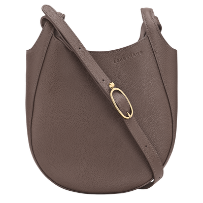 Le Foulonn&eacute; S Crossbody bag , Taupe - Leather