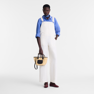 Le Pliage Collection XS Basket bag , Black - Canvas