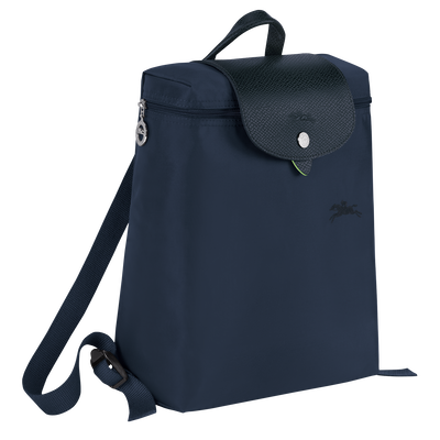 Le Pliage Green M Backpack , Navy - Recycled canvas