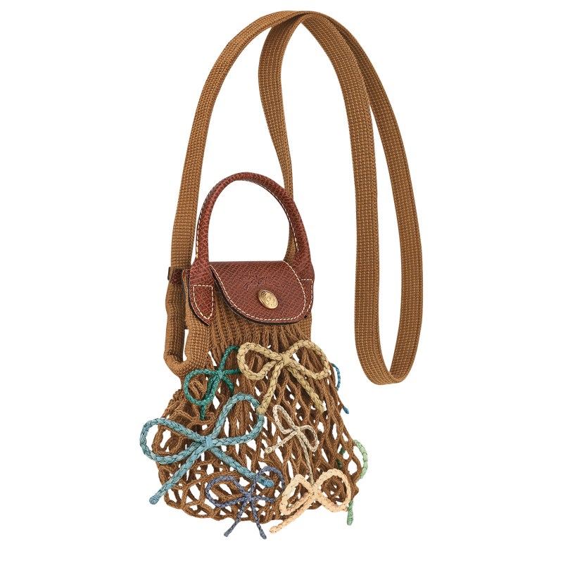 Le Pliage Collection Mesh bag , Tobacco - Canvas  - View 3 of  4