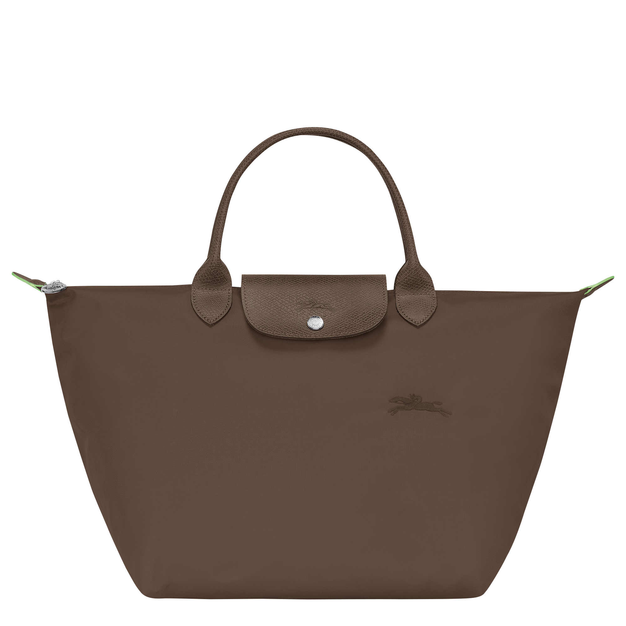Handbag M, Terra - View 1 of
6 - zoom in Le Pliage Green Handbag M, Terra