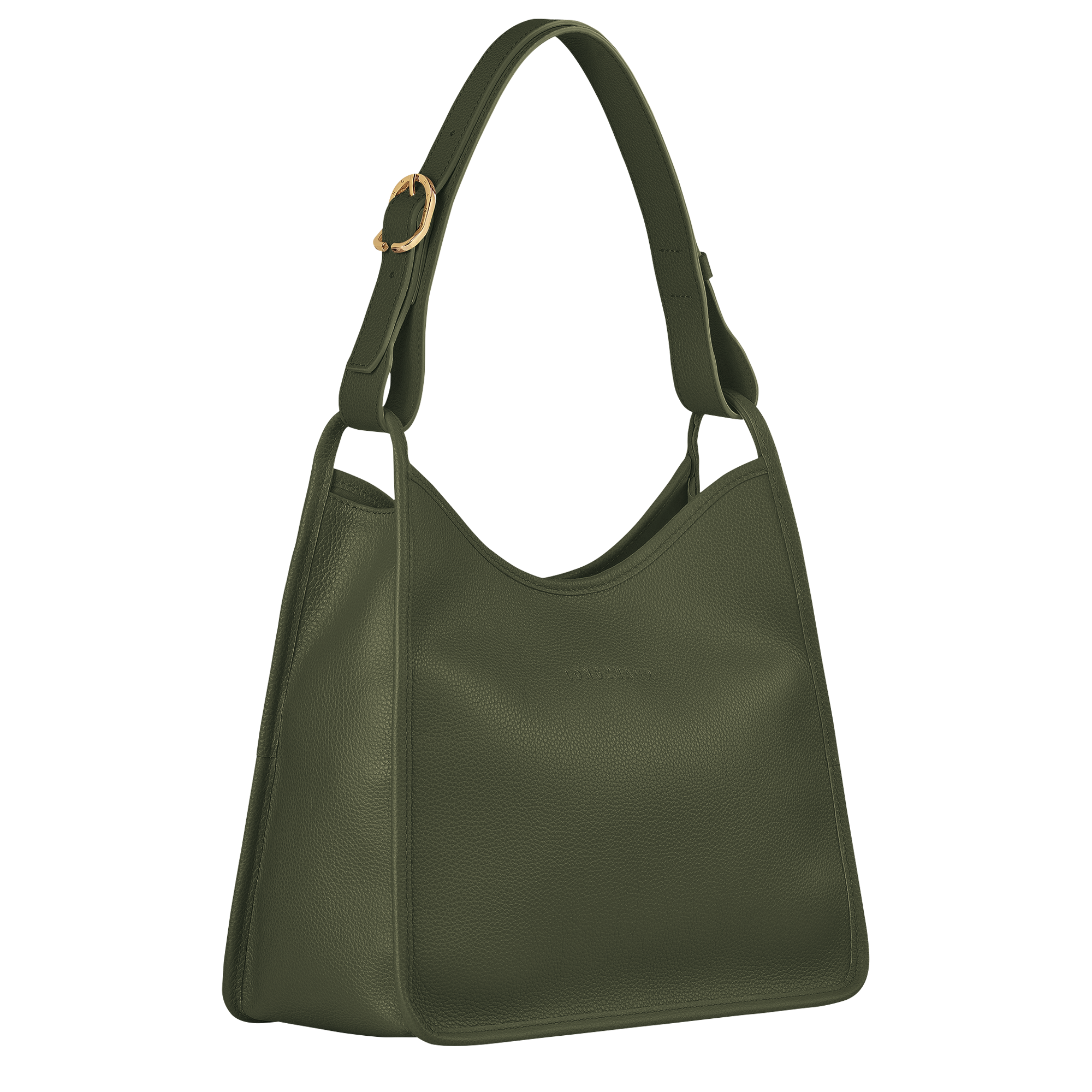 Le Foulonné Hobo bag M, Khaki