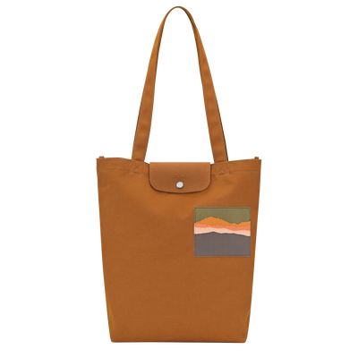 Caroline H&eacute;lain x Longchamp M Tote bag , Caramel - Canvas
