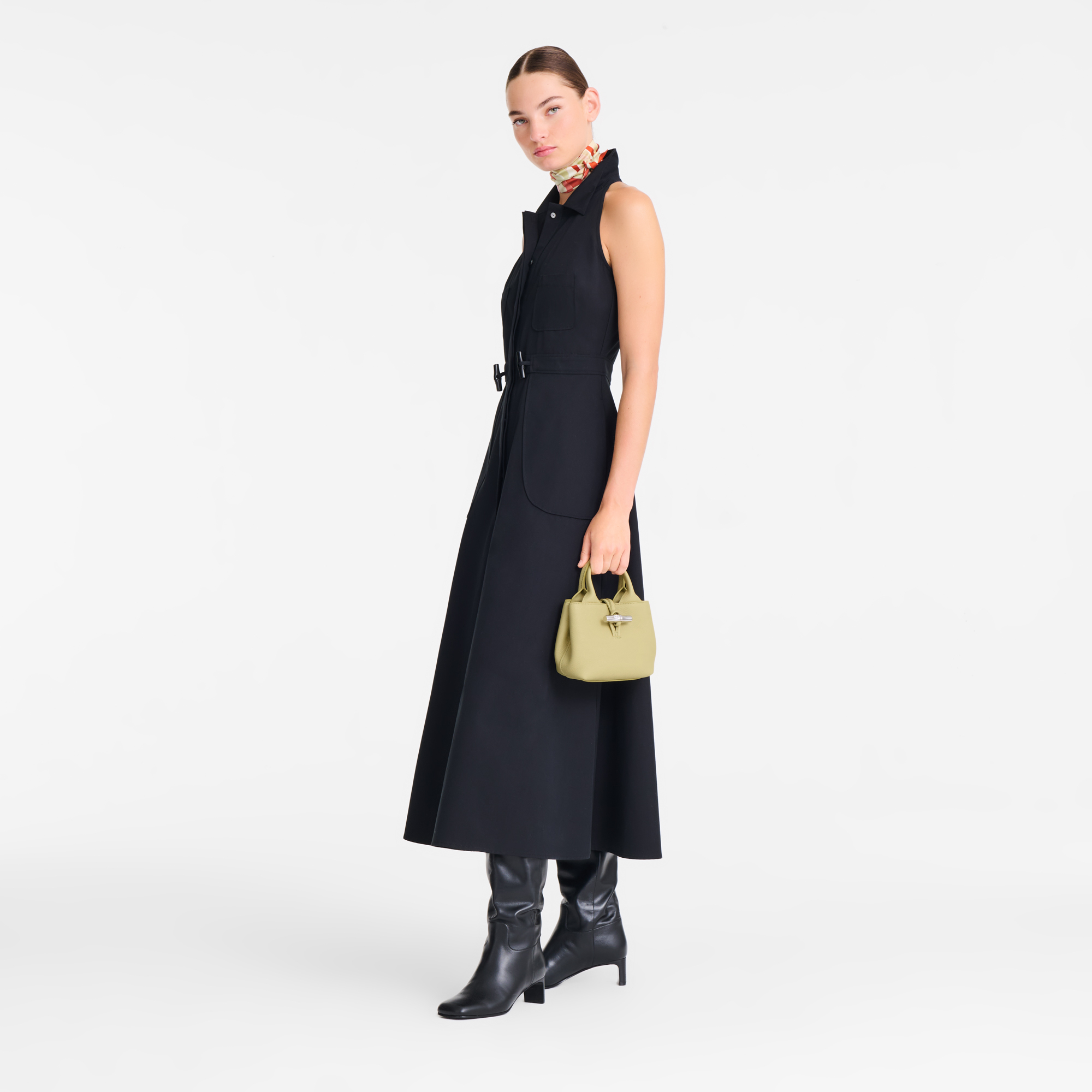 Le Roseau Handbag XS, Pistachio