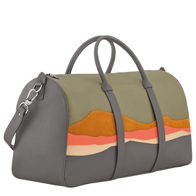 Caroline H&eacute;lain x Longchamp XL Travel bag , Mineral - Leather