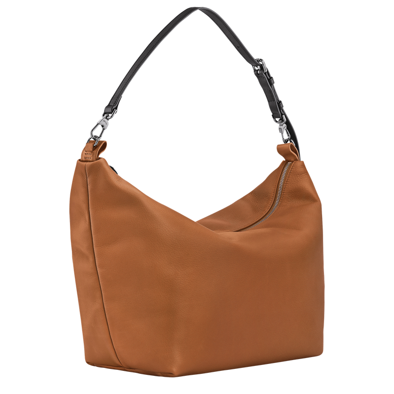 Le Slouchy M Hobo bag , Cashew - Leather  - View 3 of  6