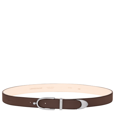 Le Foulonn&eacute; Ladies' belt , Mocha - Leather