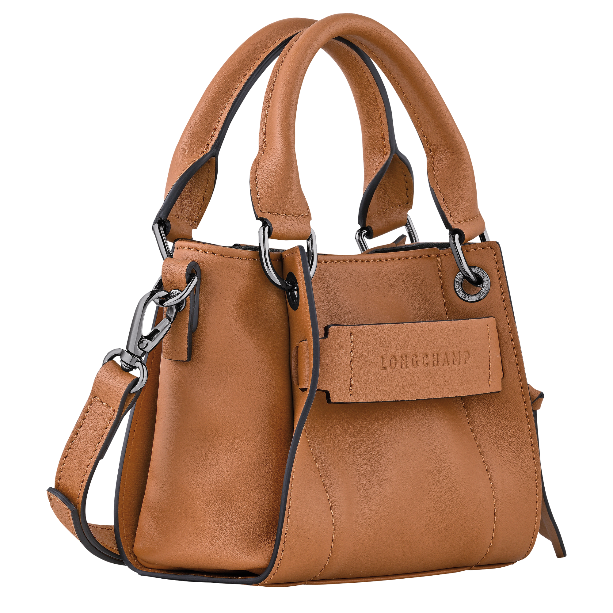 Handbag XS, Natural - View 3 of
6 - zoom in Longchamp 3D Handbag XS, Natural